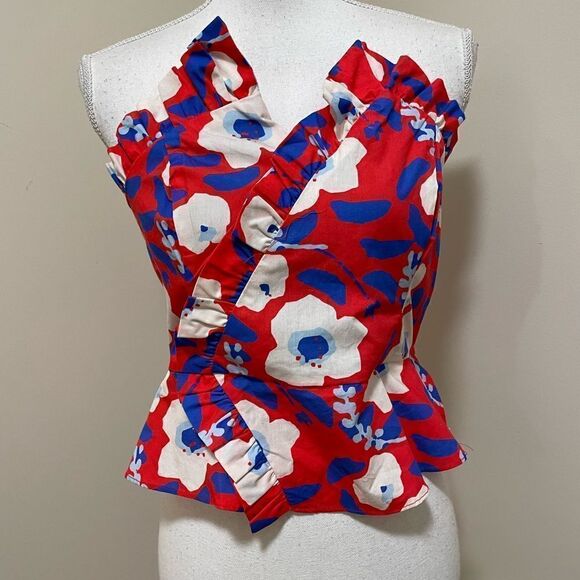 New Anthropologie Hutch Ruffle top size 8 
NWOTânever wornâbefore 
Zip on side - Picture 4 of 9